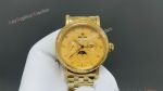Patek Philippe Calatrava CH29-535 Movement 42mm YG Band Engraved YG Bezel Watch